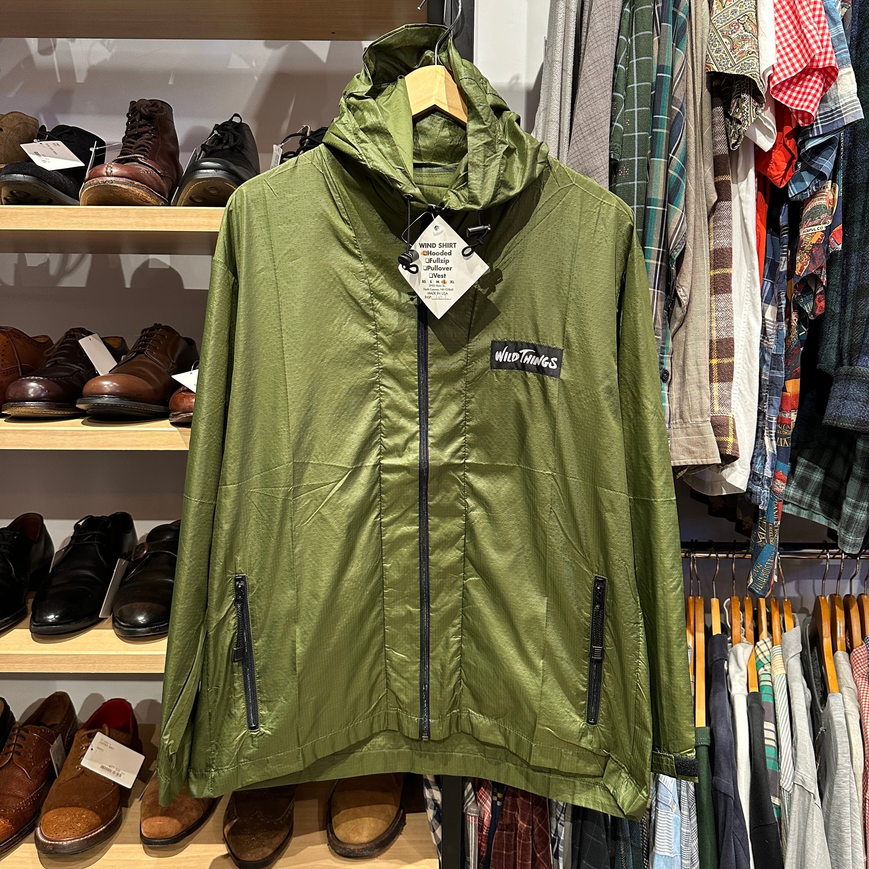 ジャケット・アウター WILDTHINGS HOODED COAT NEW] WILDTHINGS WIND HOODED JACKET SIZE L | safarionline