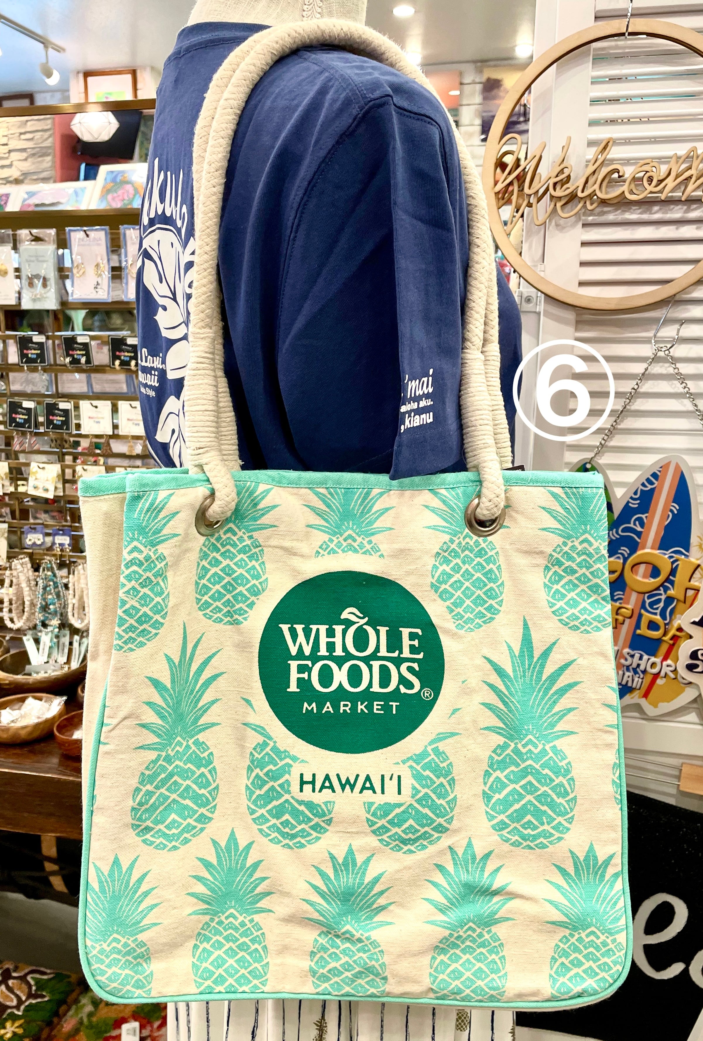 WHOLE FOODS MARKET〜限定トートバッグ Whole foods market トート | ハワイアン雑貨RainbowEgg