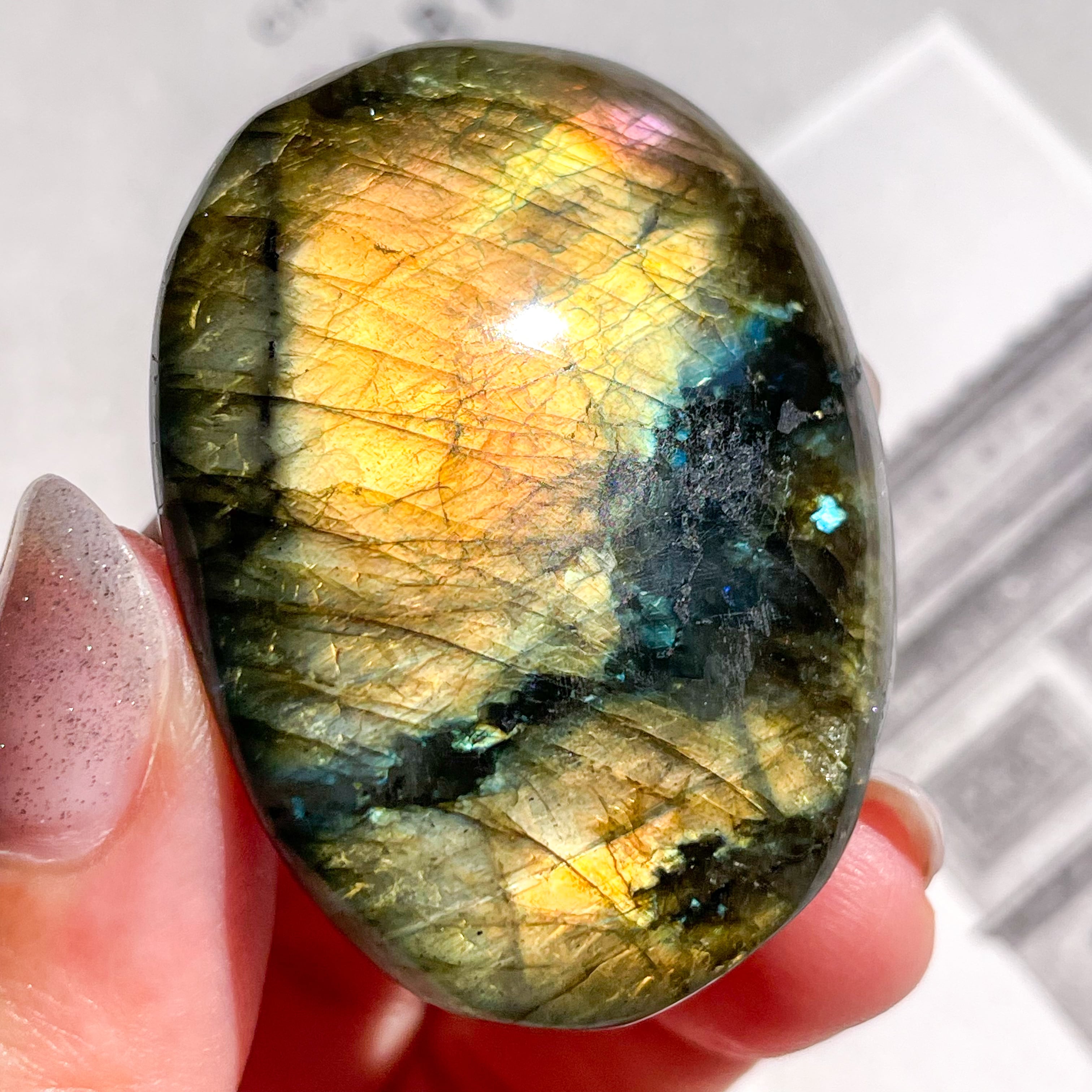 Labradorite Palm2 ✧ ラブラドライト