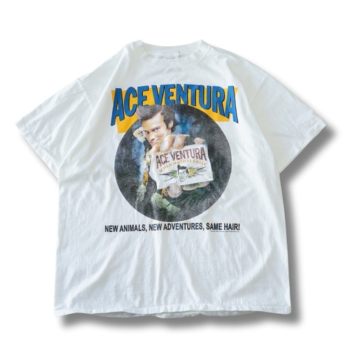 ACE VENTURA エース ベンチュラ ムービー Tシャツ  ホワイト XL｜NA341 NA342