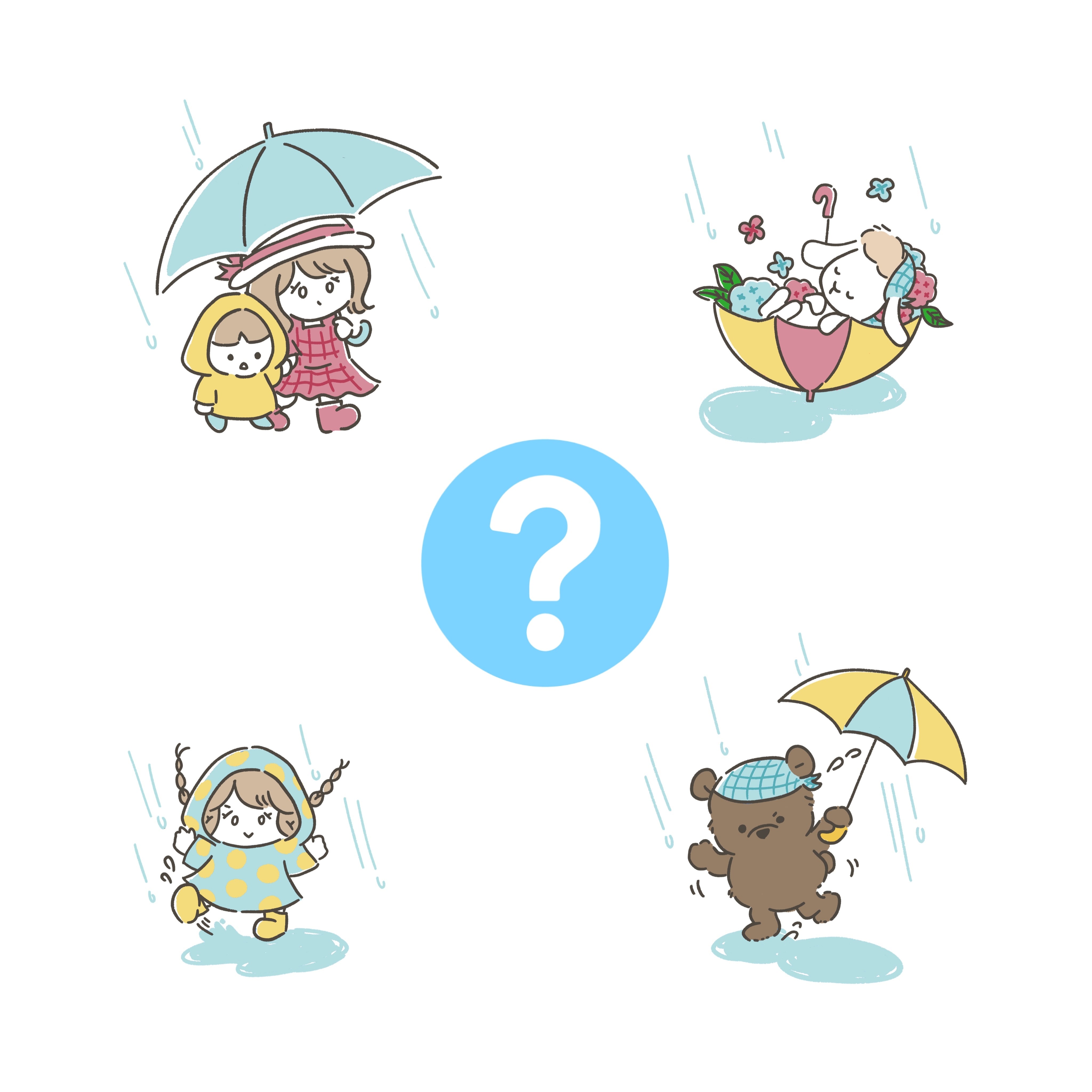 全5種類！かなまる海賊団アンブレラマーカー