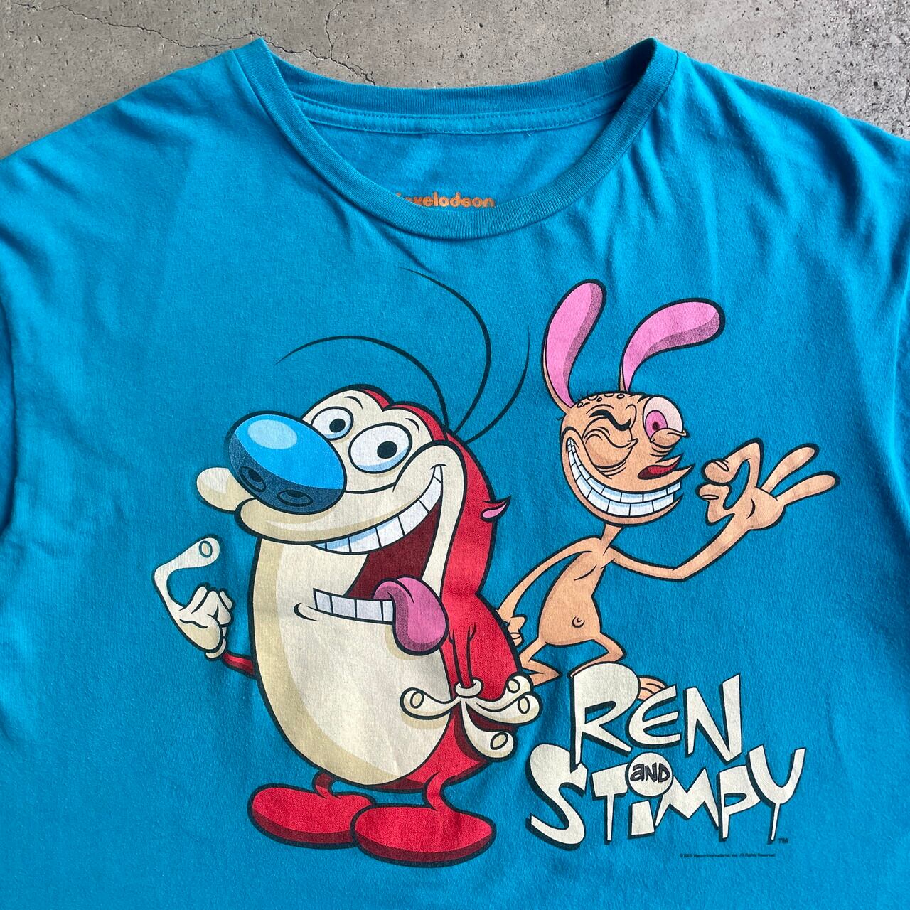 REN ＆ STIMPY レンアンドスティンピー アニメ キャラクター プリントT