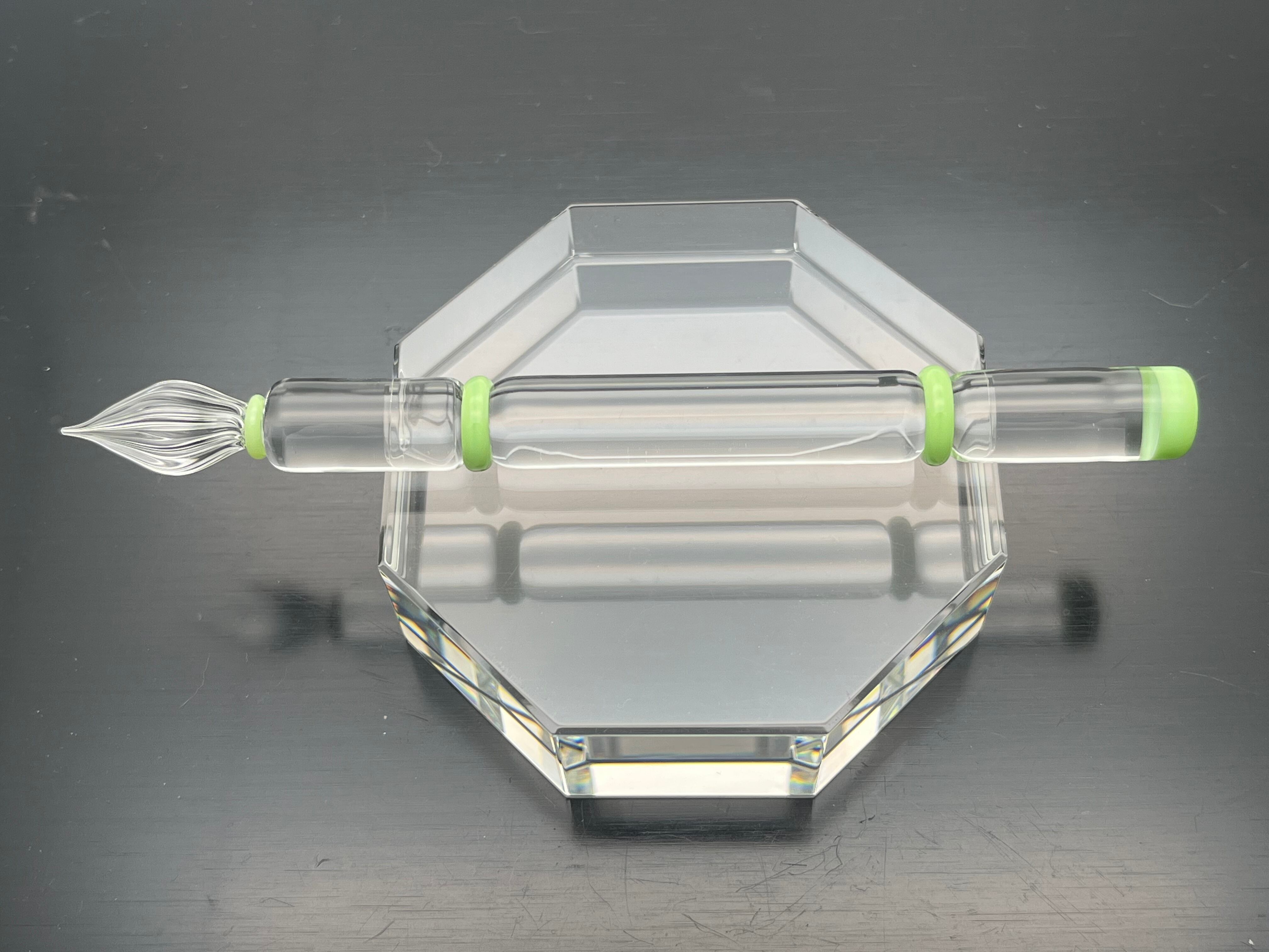 SB(スペシャルブレンド) Pシリーズ『クリスタルXぐりーん』ガラスペン