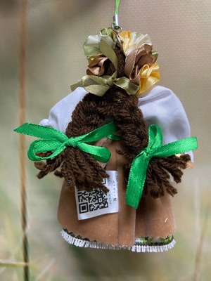 UA.Designer手作りモタンカ 12cm（ウクライナの御守り）