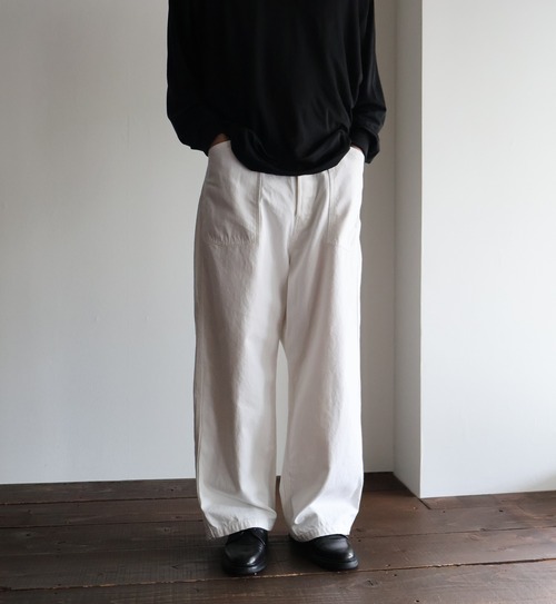 Gurank “ Painted painter pants ( White )”