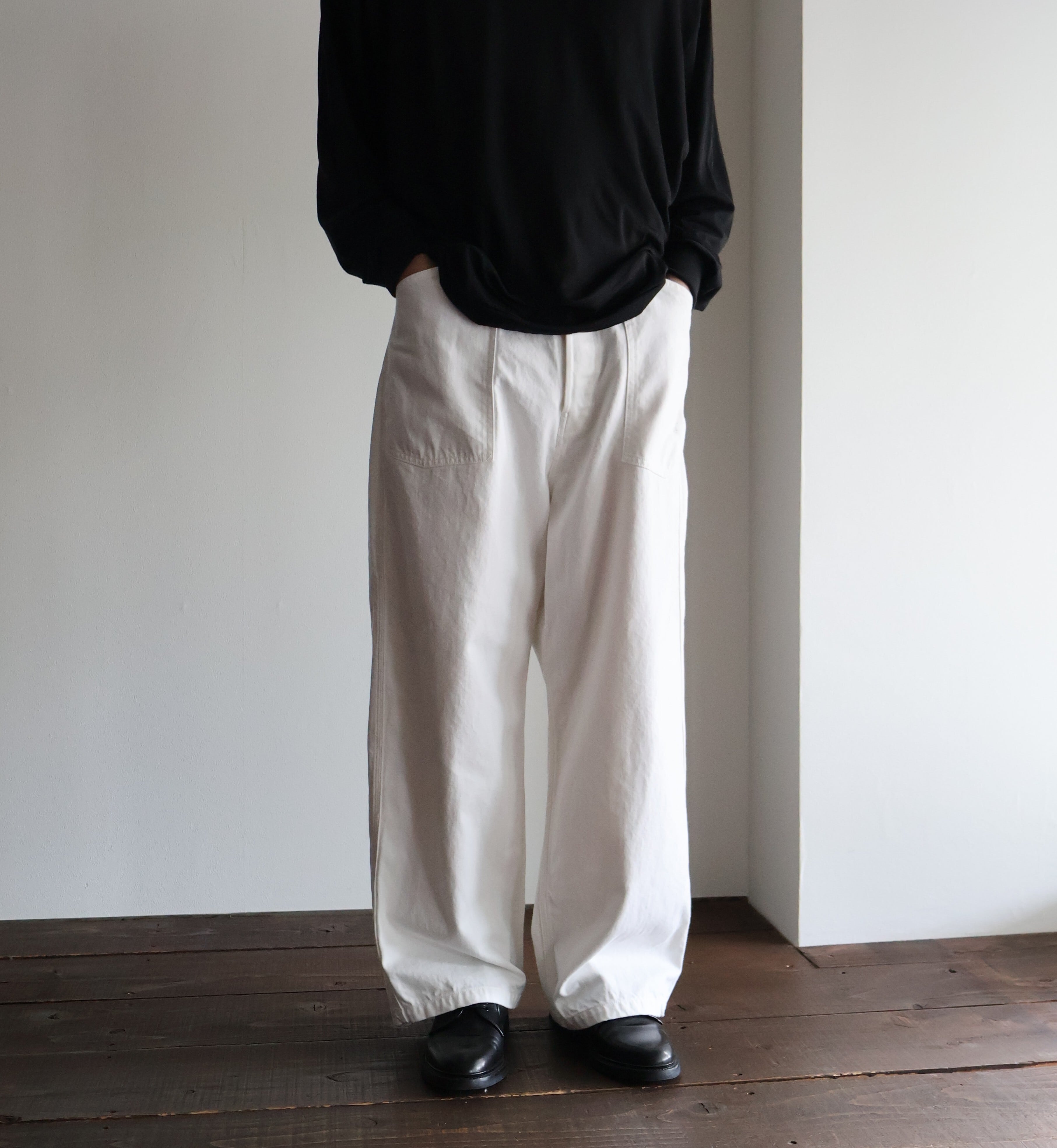 Gurank “ Painted painter pants ( White )”