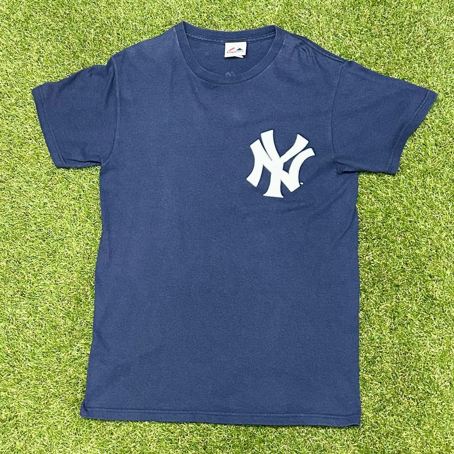 00's Majestic MLB Subway Series NEW YORK Yankees Mets T-Shirt