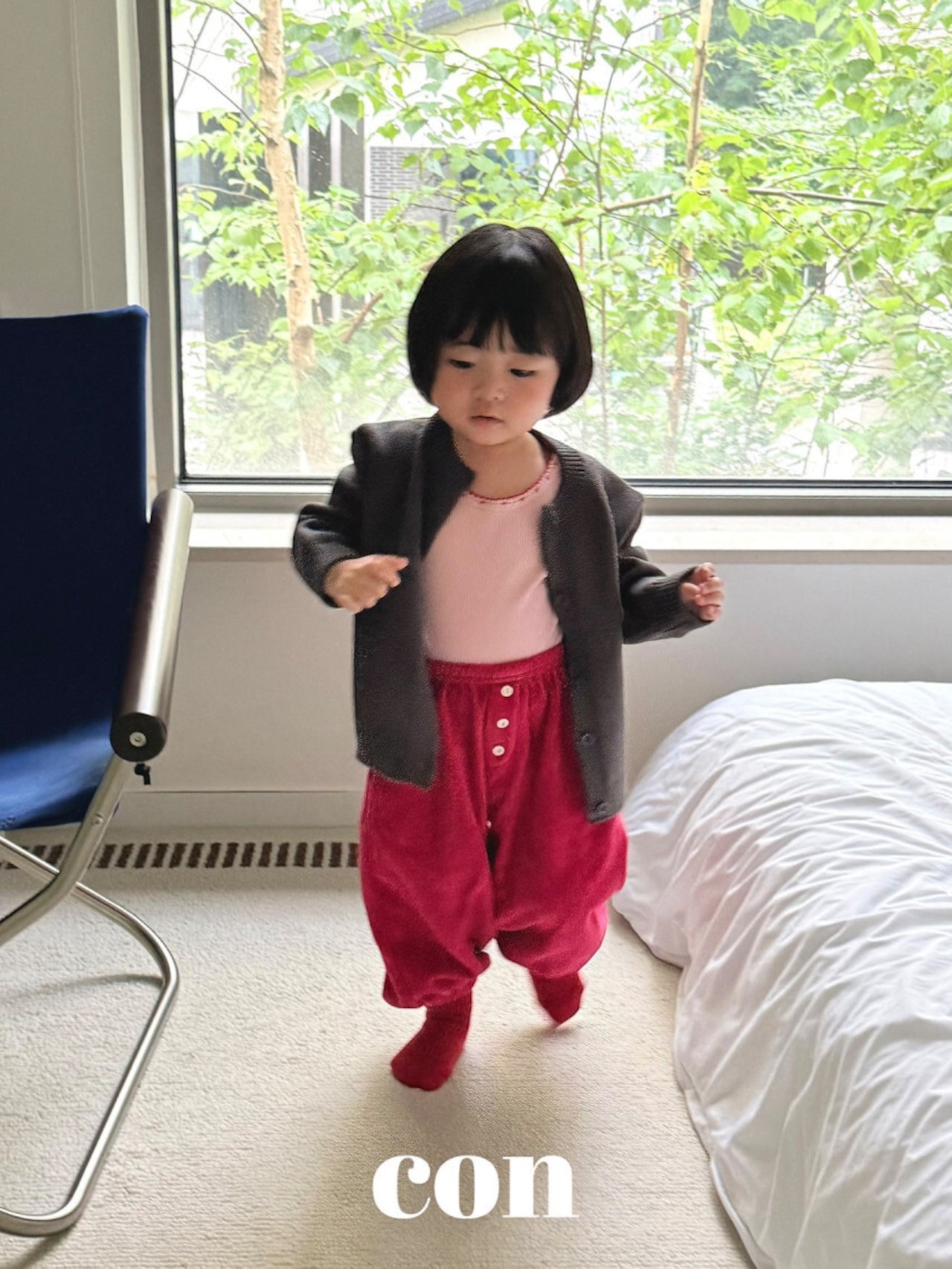 韓国子供服 / 26Autumn / CON / ベロアホリックパンツ / キッズ / 秋服 *1~4*