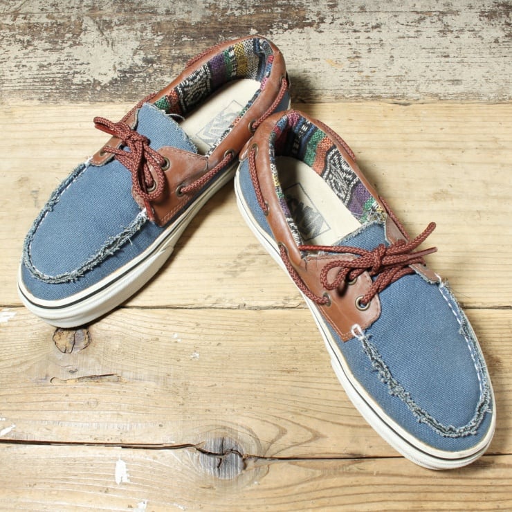 USA VANS バンズ キャンバス スニーカー デッキ シューズ メンズ26cm