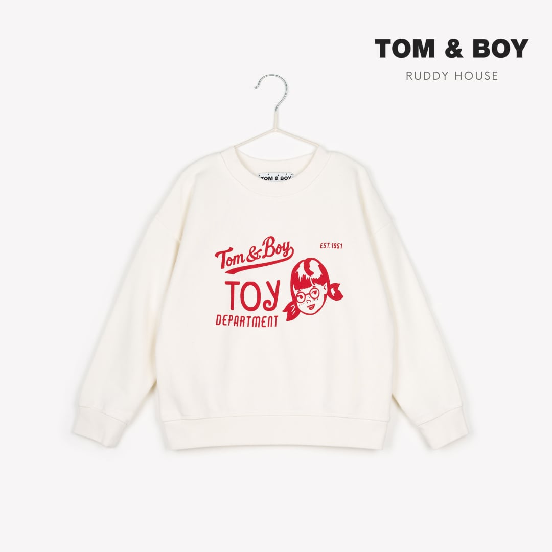 TOM&BOY / RED TOY SWEATSHIRT