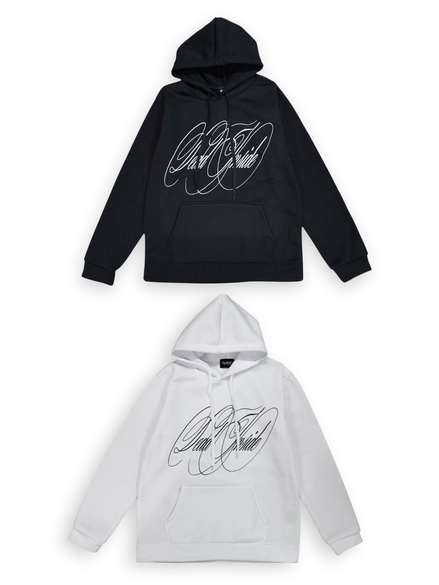 【PLANET STUDIO】DEAD INSIDE Cursive Print Hoodie