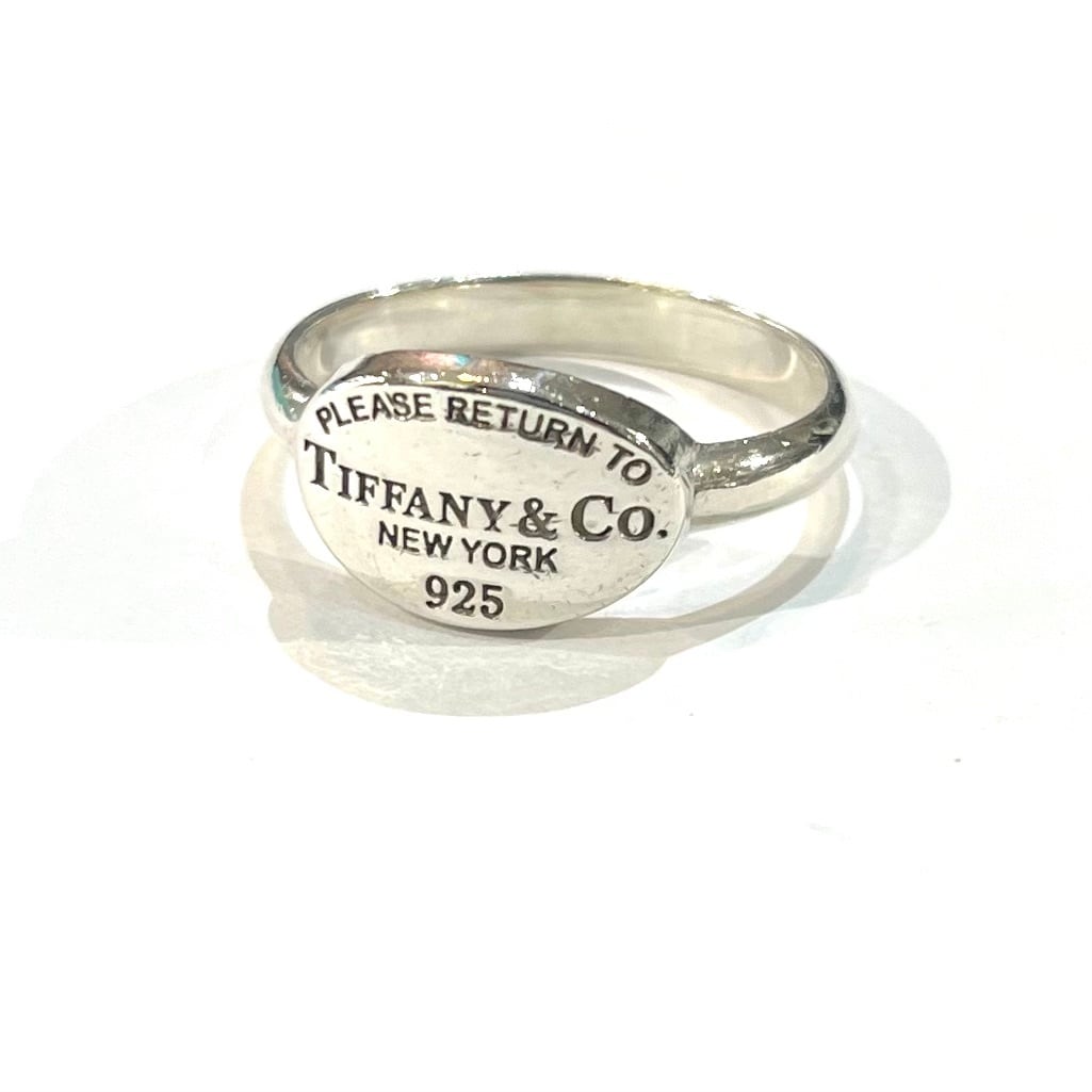 TIFFANY&CO.】2340 リターントゥ ティファニー オーバルタグ リング 22