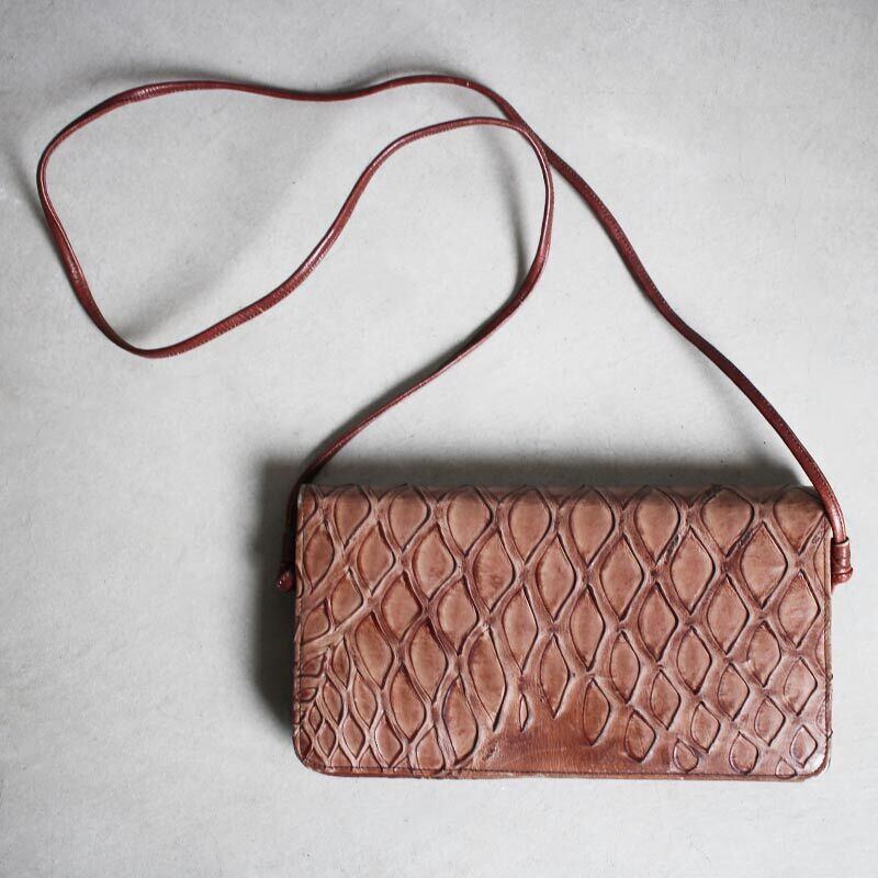 アルマジロ革のショルダーバッグ / Armadillo leathera Vintage Bag