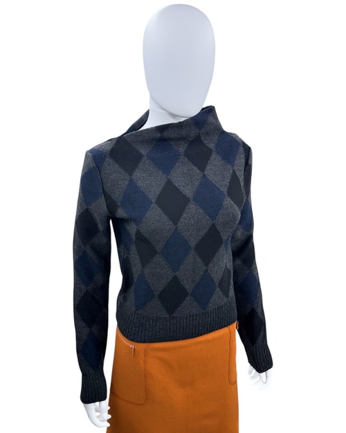 AW2004 HUSSEIN CHALAYAN DECONSTRUCTED SWEATER