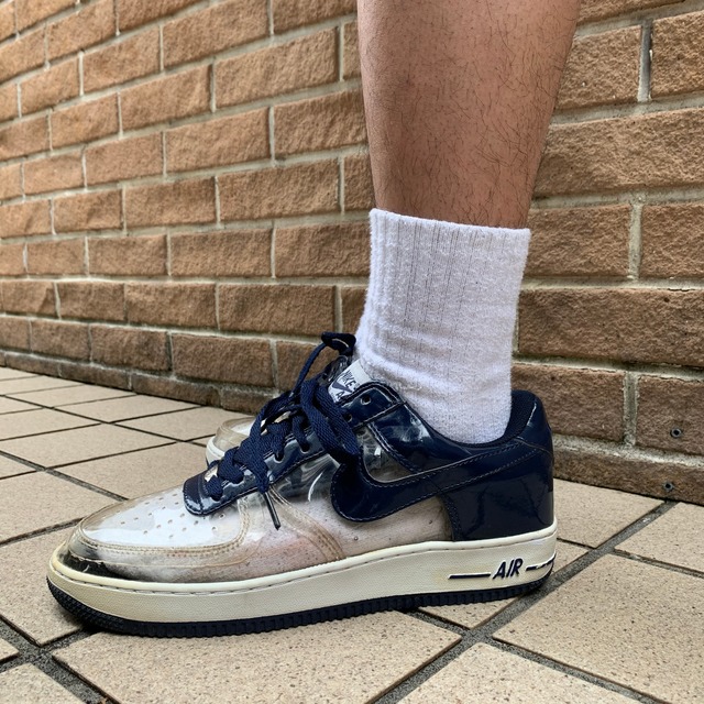 NIKE AIR FORCE 1 - Clear × navy blue | Banny