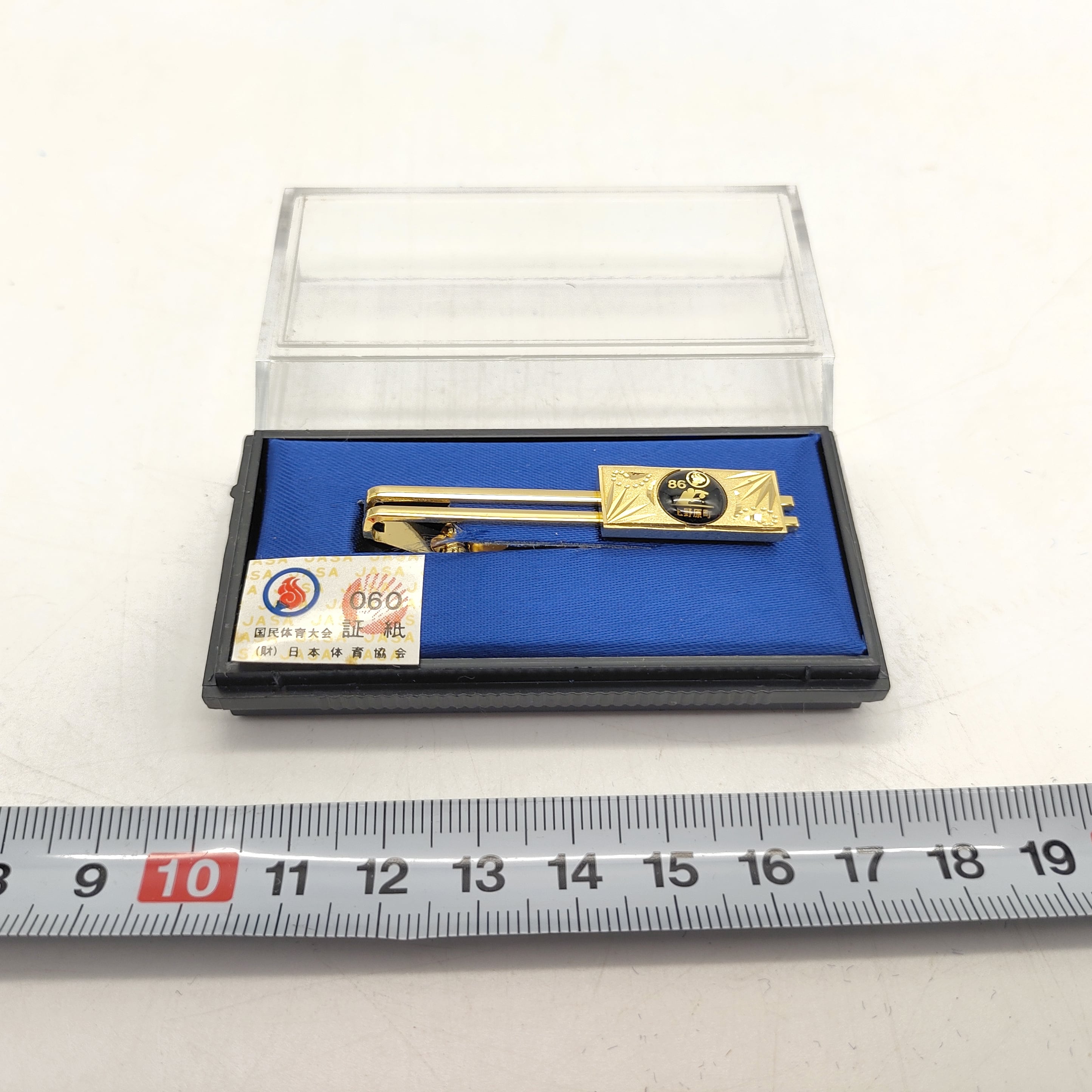 ネクタイピン・アクセサリー・国民体育大会記念品・1986年・No.230422
