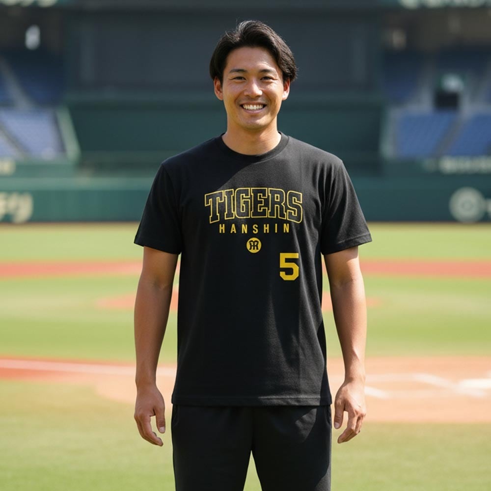 阪神タイガース グッズ 球団承認 NEWバージョン！TIGERS LOGO☆TL近本