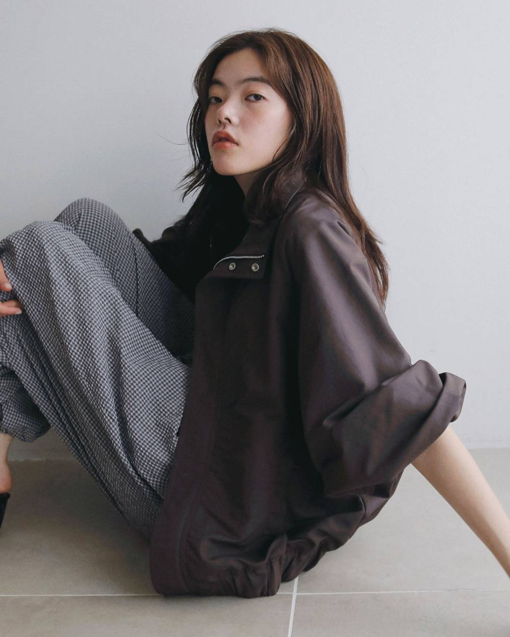 anuke 】Standcollar Zip Blouson | valance 福井｜レディース