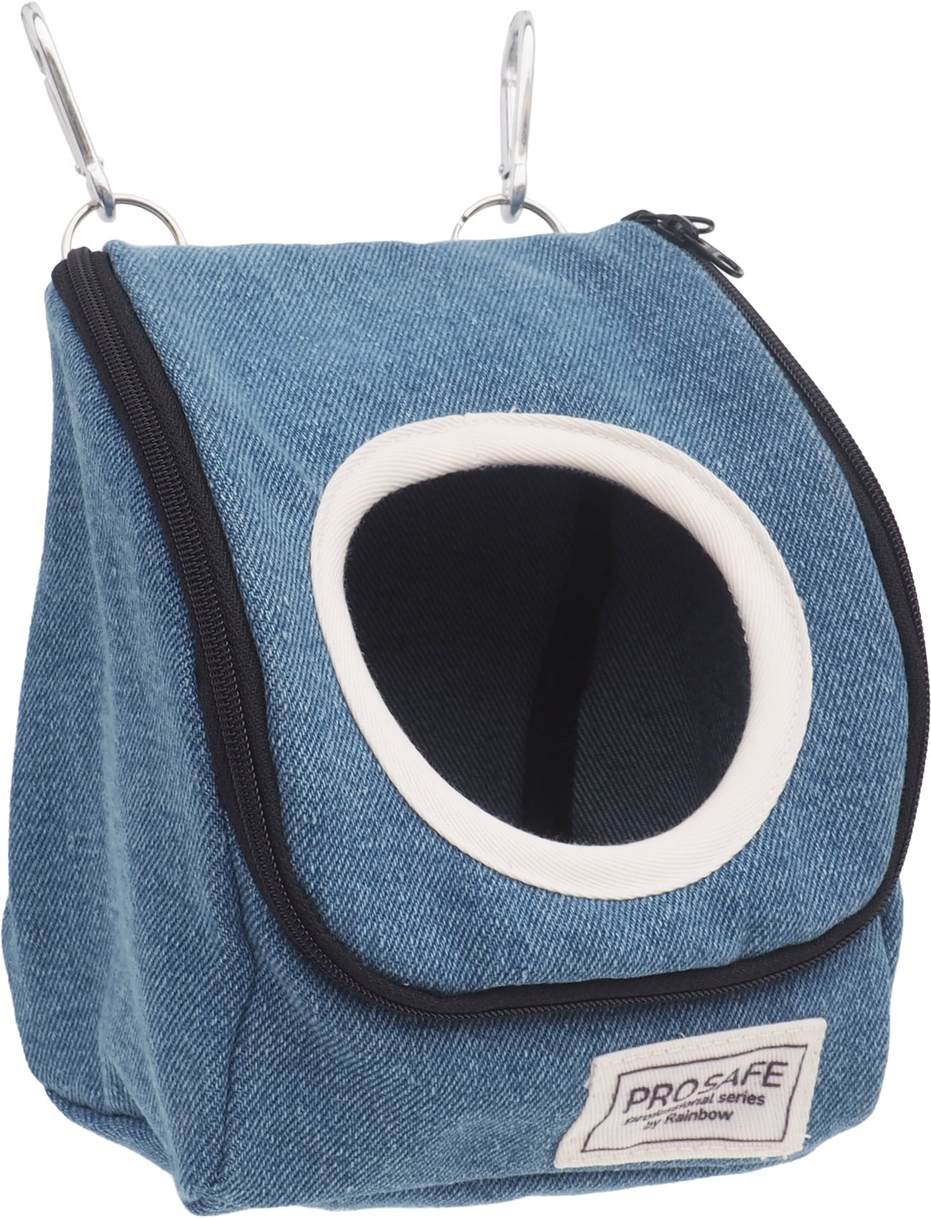 【小動物用品】【PRO SAFE】デグモモハウス デニム/ナチュラル/グレー