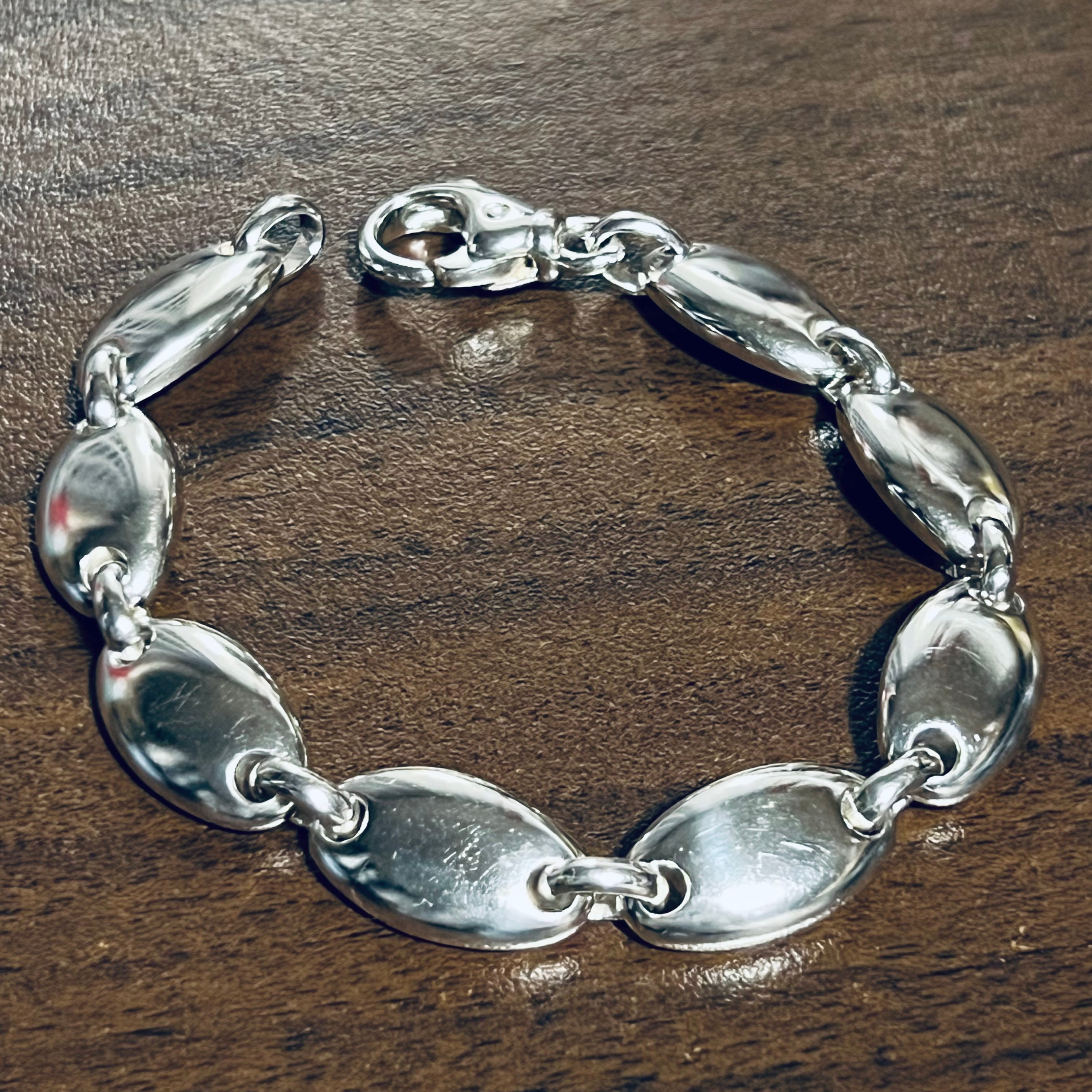 OLD TIFFANY & CO. Pebble Link Bracelet Sterling Silver | オールド
