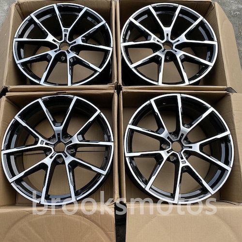 20インチ NEW ブラック スタイル ホイール 2018+ BMW 8 シリーズ G14 15 16 20 728 BRN-1198