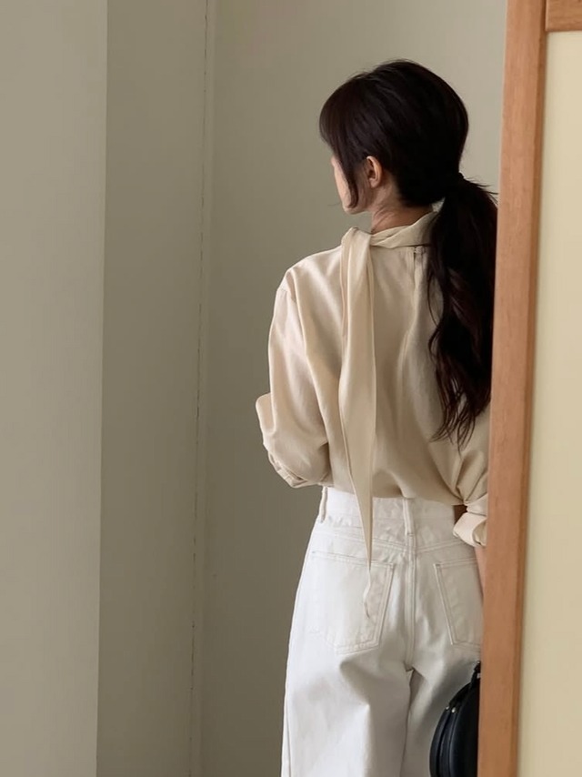 (予約) miel / Quite blouse 4color