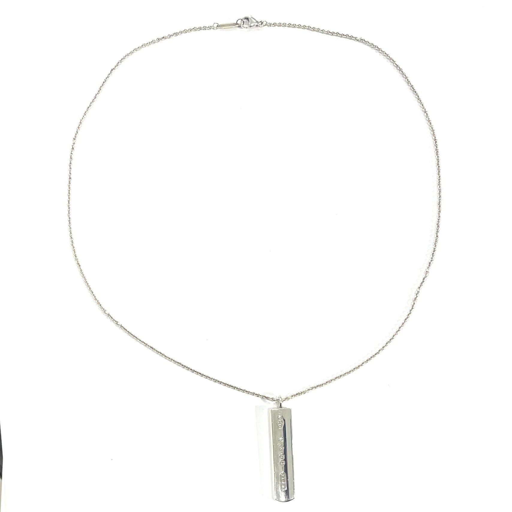 TIFFANY&CO.】2640 ティファニー T&CO ナローバー ネックレス SV925