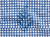 156ri049 Block Print Handkerchief b91