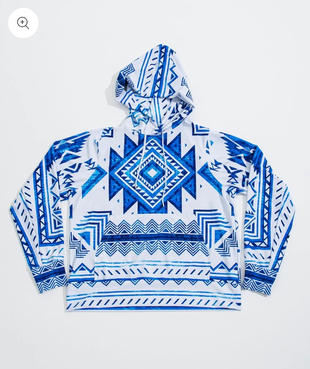 ORATA / RUSH PULLOVER HOODIE(NATIVE BLUE) / ラッシュガード プルオーバーパーカー