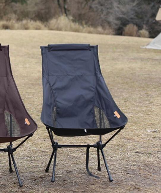 S'more /Alumi High-back Chair】折り畳みアルミハイバックチェア(収納