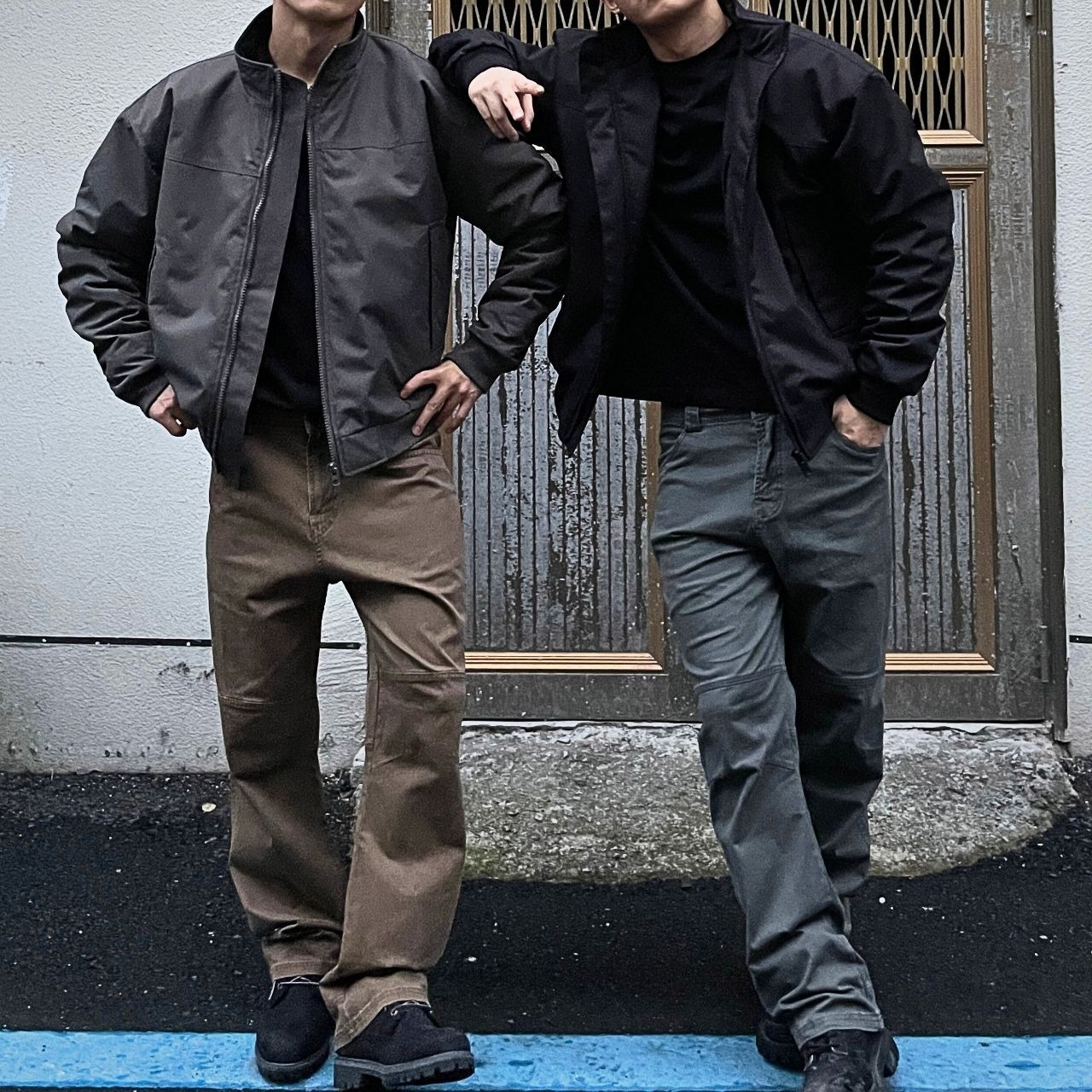 コットンパットフライトブルゾン　1029