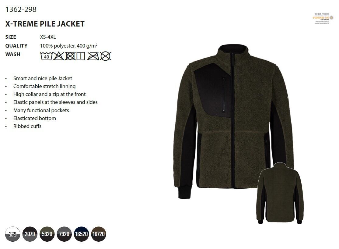 1362-298 X-TREME PILE JACKET