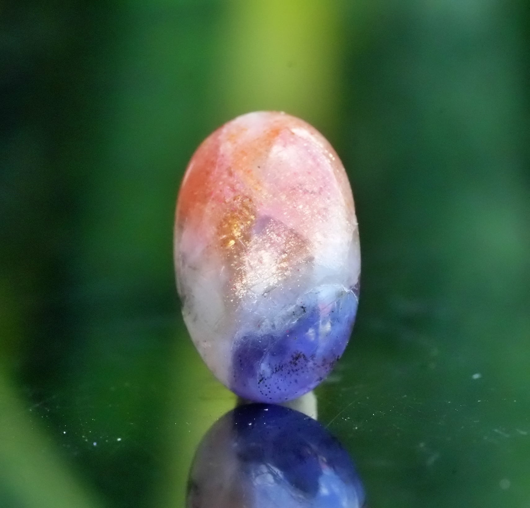 夕日の光☆ アイオライトサンストーン s1578 | Funky garuda Stone