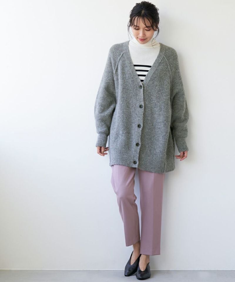 【MICA&DEAL マイカアンドディール】ALPACA V NECK LONG CARDIGAN アルパカVネックロングカーディガン  0122408253 (2COLORS) | VERSTECK powered by BASE