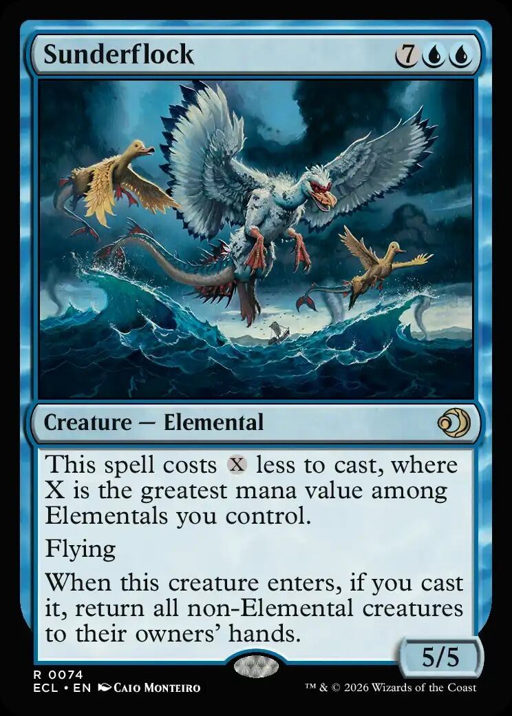 EN)(074)【Foil】 刻み群れ/Sunderflock [ECL](NM) | MTG専門店 BellSearch