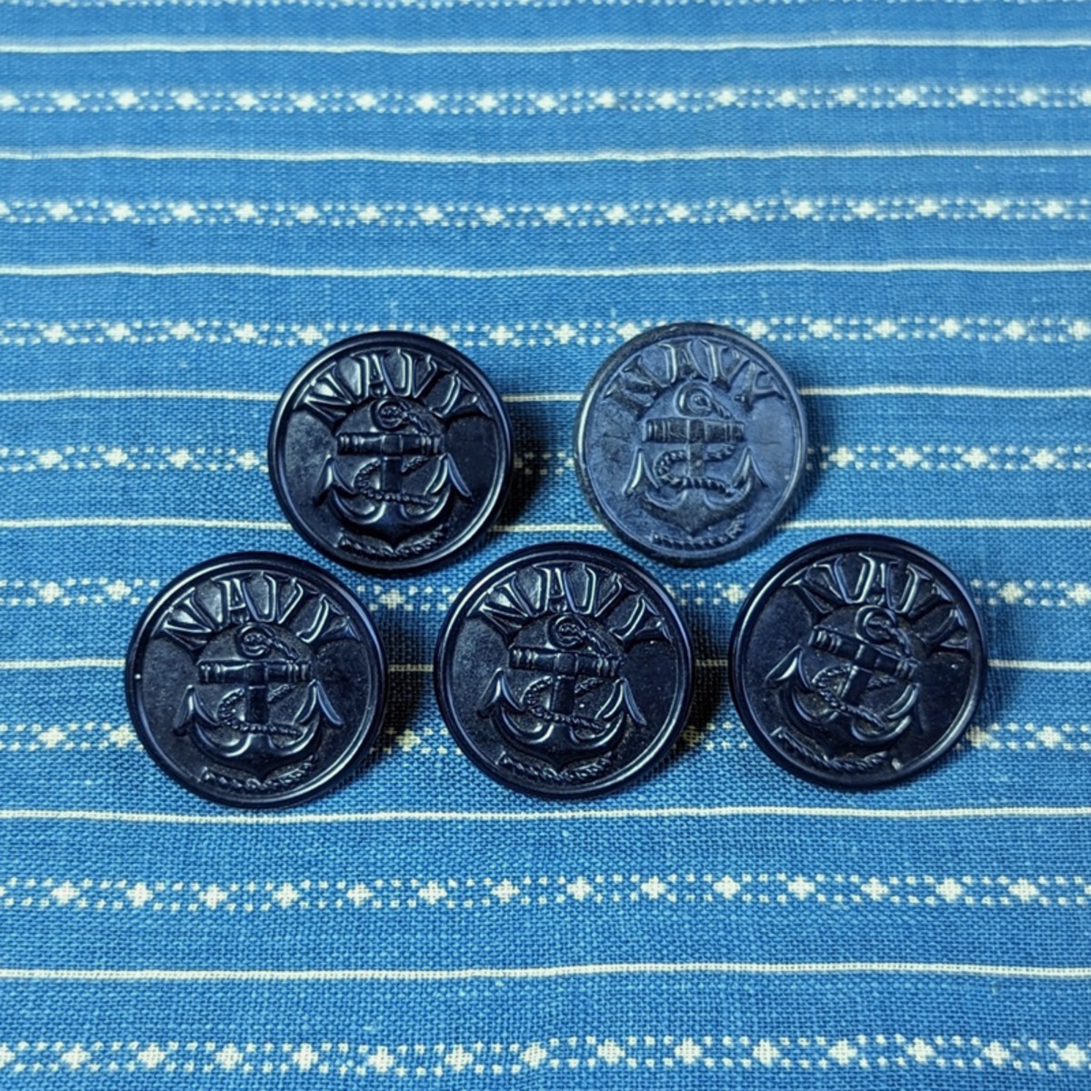 Lot of 5 40s～ U.S.NAVY Change Buttons -2- | Wonder Wear 