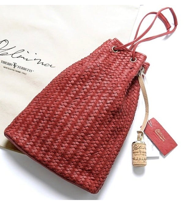 出品3/30まで TIBERIO FERRETTI レッドトートバッグ TIBERIO FERRETTI | Kernel (カーネル)
