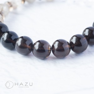 身を守り、道を開く［シルバールチルクォーツ／モリオン／水晶／スモーキークォーツ］