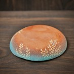 みずたまり小皿 no.120 月夜猫