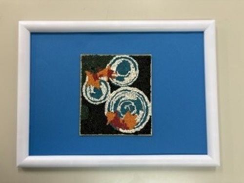 【レザーアート】金魚
