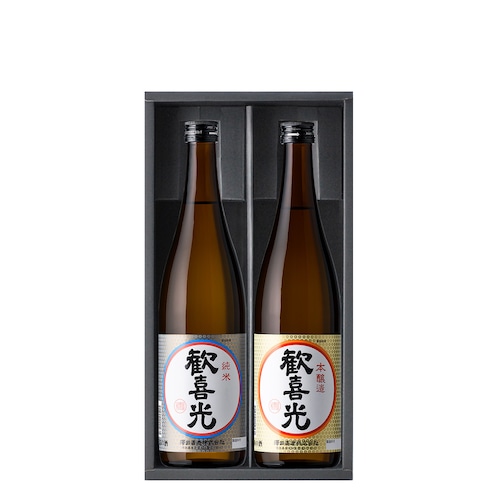 信貴セット＜歓喜光 純米（720ml）・歓喜光 本醸造（720ml）＞