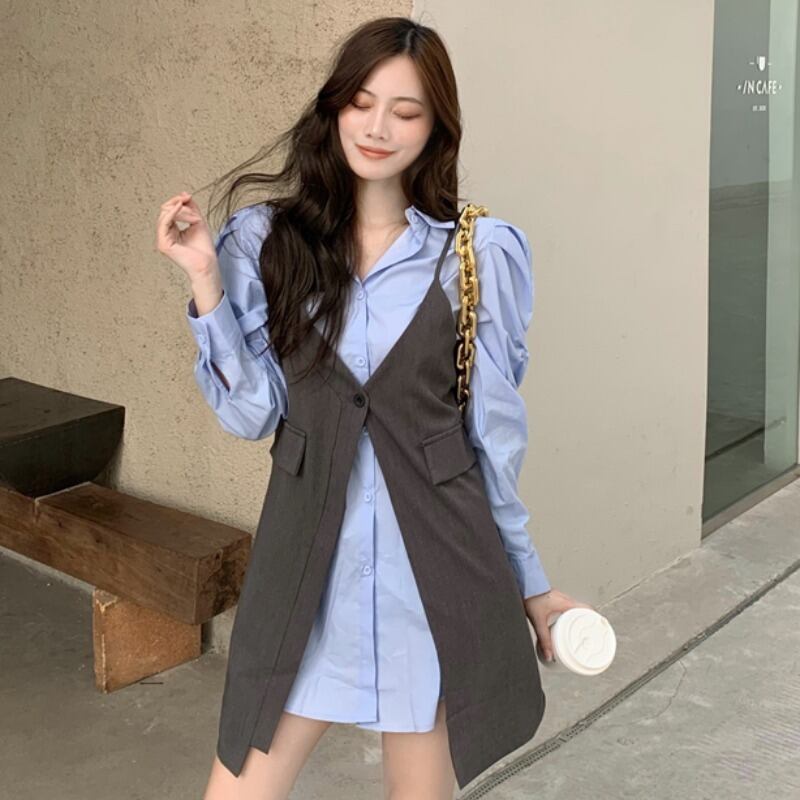 スプリングスリーブシャツ スカート ジャケット レディース 春物 YY-ファッション31216444548