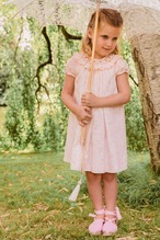【Antoinette Paris】Jasmine Pink Floral Bishop Dress