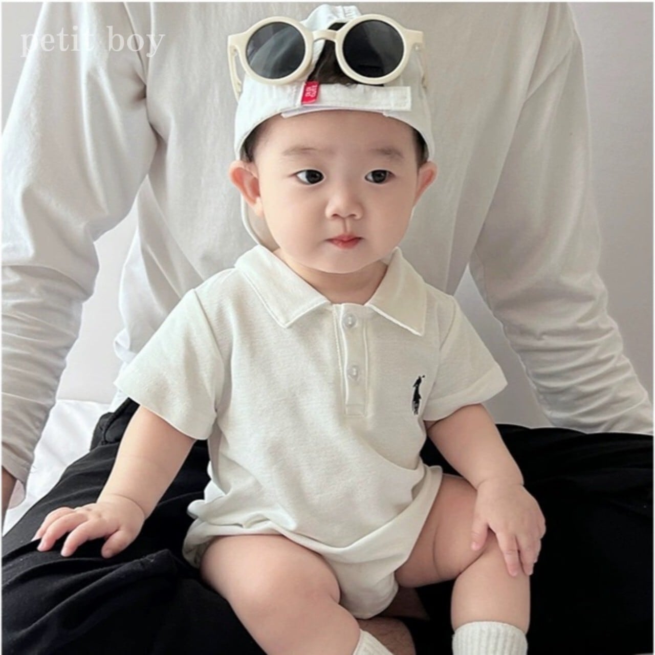 ラルフローレン トワルドジュイ柄ロンパース 70