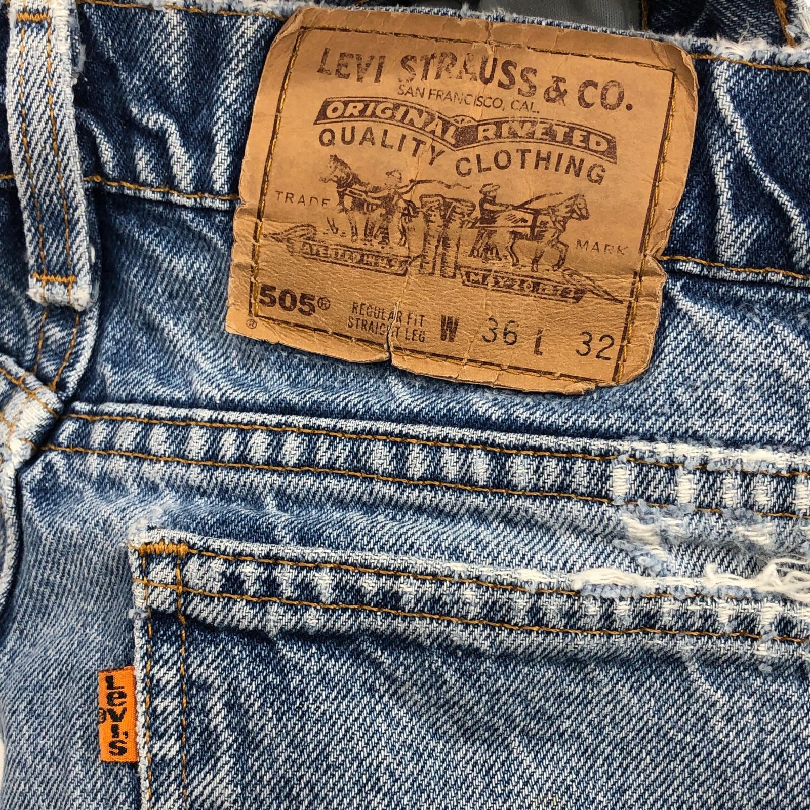 Levi's リーバイス デニムパンツ 505 オレンジタブ W36 L32 USA製