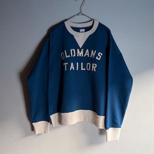 OLDMAN'S TAILOR / オールドマンズテーラー / OMT VINTAGE STYLE SWEAT / OMTビンテージスタイルスウェット38 B: BLUE
