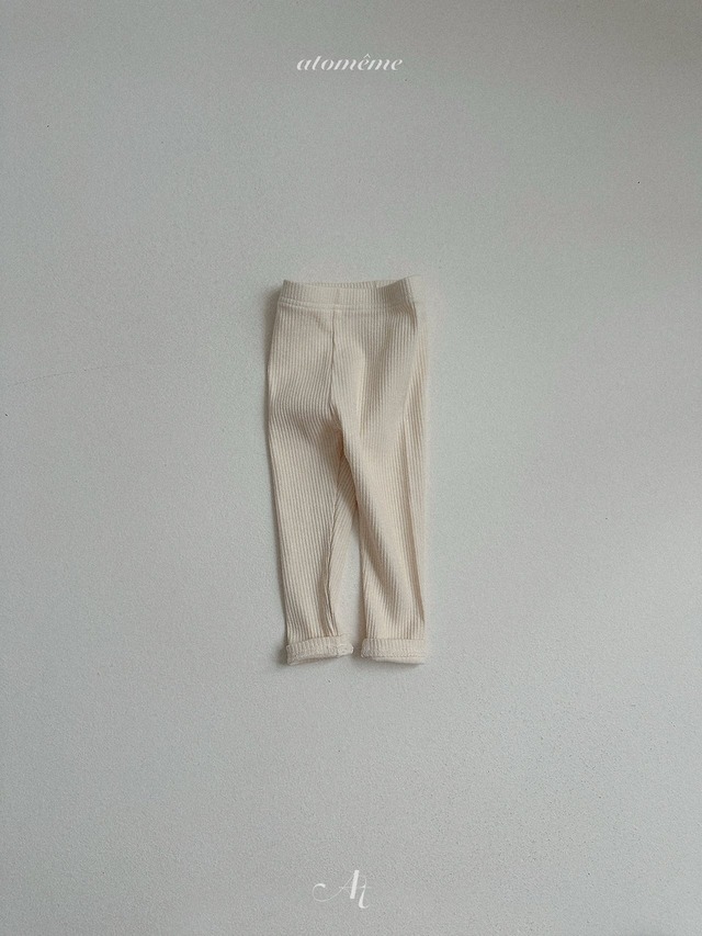 《予約》送料無料【atomeme】Milky Rib Leggings