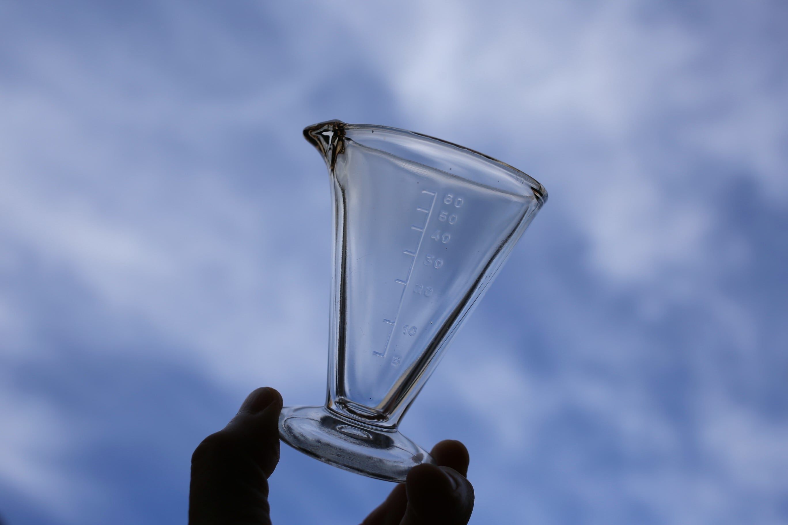 フランス アンティーク ヴィンテージ ガラス メジャーカップ