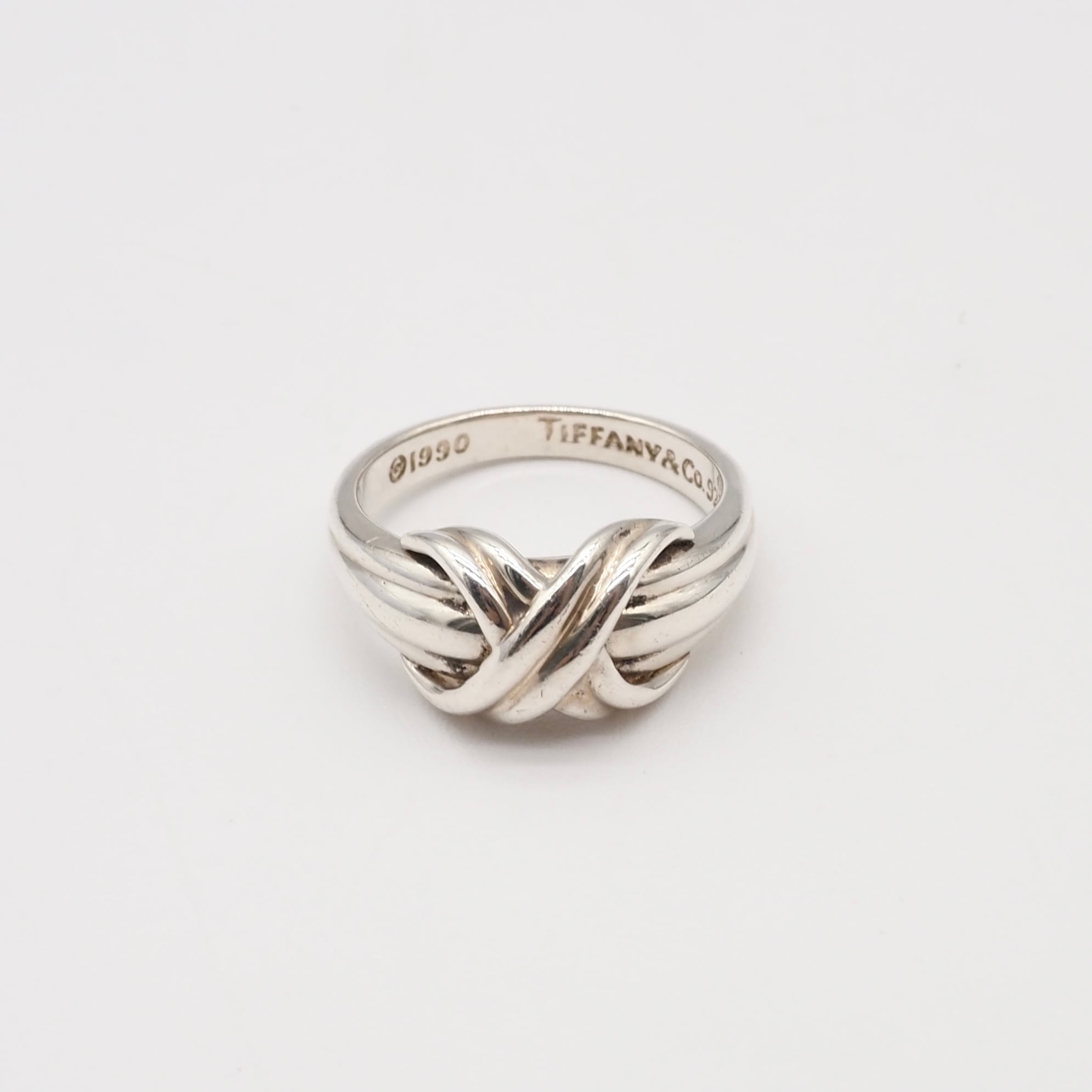 Tiffany&Co. 約12号 シグネチャー リング シルバー925 ティファニー