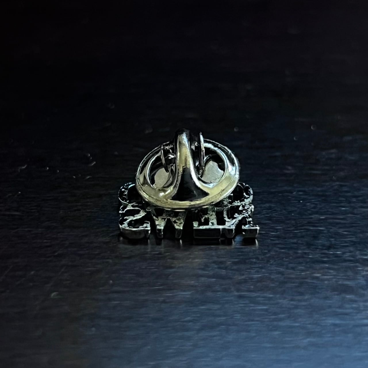 VINTAGE TIFFANY & CO. GOOD NEWS Pin Badge Sterling Silver